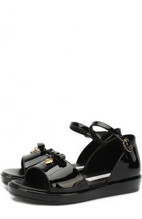 Лаковые босоножки с бантами Dolce &amp; Gabbana