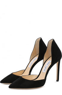 Замшевые туфли Liz 100 на шпильке Jimmy Choo