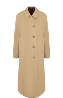 Двусторонний тренч из смеси хлопка и шерсти Burberry