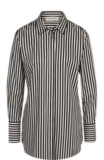 Хлопковая блуза свободного кроя в полоску By Malene Birger