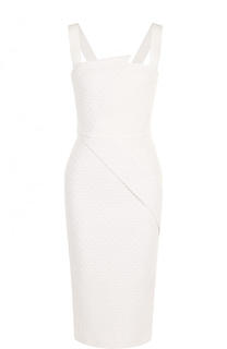 Однотонное платье-футляр без рукавов Roland Mouret