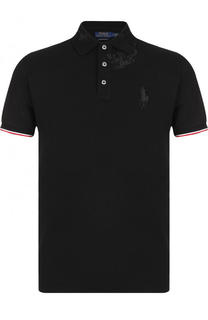 Хлопковое поло с короткими рукавами Polo Ralph Lauren