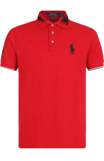 Хлопковое поло с короткими рукавами Polo Ralph Lauren