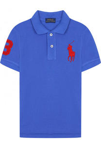 Хлопковое поло с нашивкой Polo Ralph Lauren