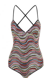 Слитный купальник с открытой спиной Missoni