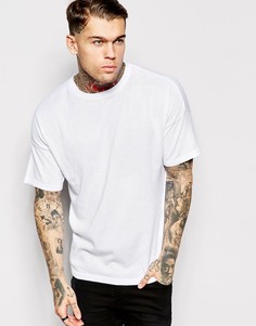 Свободная трикотажная футболка ASOS - Белый