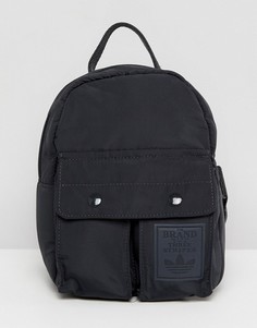 Маленький черный рюкзак с карманами adidas Originals - Черный