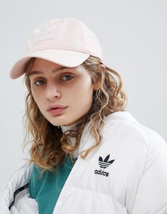 Розовая кепка с логотипом adidas Originals adicolor - Розовый