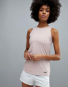 Майка с вырезом Nike Training - Розовый