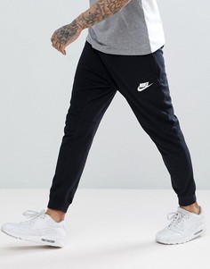 Черные джоггеры с принтом Nike AV15 861746-010 - Черный