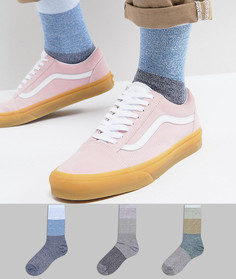 3 пары толстых носков из крученой пряжи ASOS - Мульти