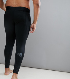 Черные компрессионные леггинсы adidas PLUS Training CF7339 - Черный