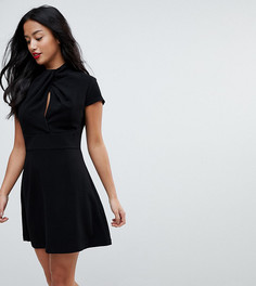 Платье-трапеция мини ASOS PETITE - Черный