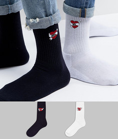 2 пары носков ASOS Valentines - Мульти