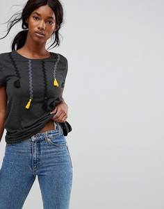 Футболка с кисточками Sugar Dust - Серый