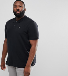 Футболка-поло с логотипом Jack &amp; Jones Originals PLUS - Черный