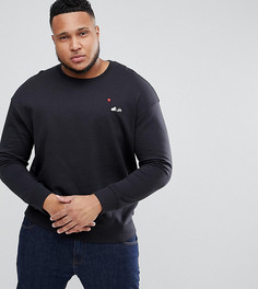 Свитшот с нашивкой Снупи Jack &amp; Jones Originals PLUS - Черный