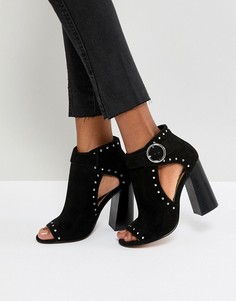 Босоножки на высоком каблуке с отделкой заклепками ASOS TAMARA - Черный