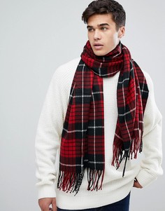 Шарф в клетку Jack &amp; Jones - Черный