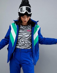 Куртка в стиле колор блок ASOS 4505 SNOWBOARD - Синий