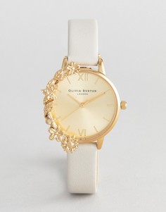 Часы с бежевым кожаным ремешком Olivia Burton OB16CB10 - Бежевый