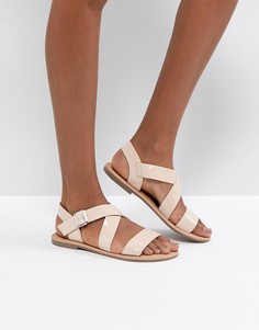 Сандалии на плоской подошве ASOS FELIZ - Бежевый
