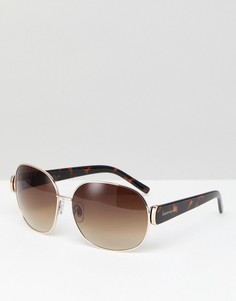 Солнцезащитные очки в стиле ретро Carvela - Коричневый