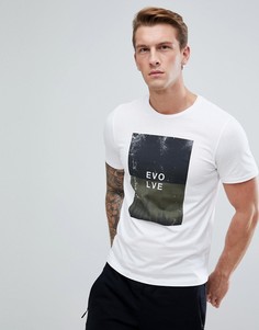 Премиум-футболка с принтом Jack &amp; Jones - Белый