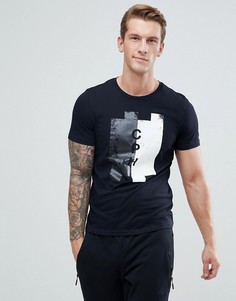 Премиум-футболка с принтом Jack &amp; Jones - Черный
