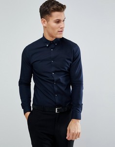 Узкая рубашка Jack &amp; Jones Premium - Темно-синий