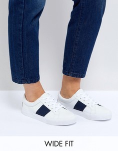 Кроссовки на шнуровке для широкой стопы ASOS DINELLA - Белый
