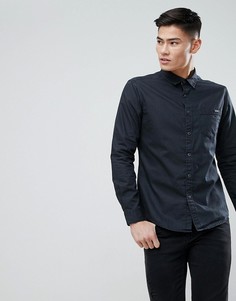 Черная джинсовая рубашка с покрытием Esprit - Черный