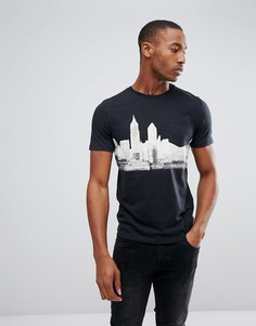 Футболка с принтом Jack &amp; Jones Originals - Черный