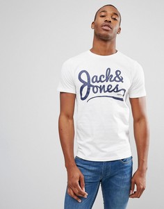 Футболка с принтом Jack &amp; Jones Originals - Белый