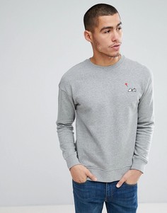 Свитшот с нашивкой в виде Снупи Jack &amp; Jones Originals - Серый
