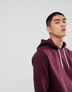 Бордовый худи ASOS - Красный