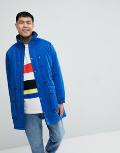 Парка с воротником-трубой ASOS - Синий