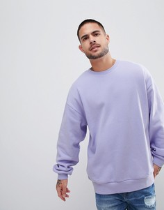 Oversize-свитшот сиреневого цвета ASOS - Фиолетовый