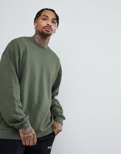 Зеленый oversize-свитшот ASOS - Зеленый