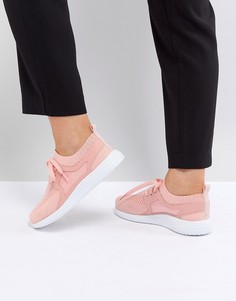 Кроссовки на шнуровке ASOS DELTA - Розовый