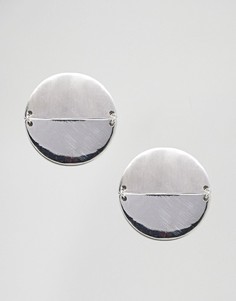 Серьги-гвоздики ASOS - Серебряный