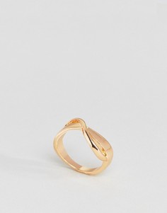 Крученое кольцо ASOS - Золотой