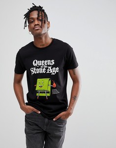 Футболка с принтом Queens Of The Stone Age ASOS - Черный