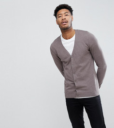 Коричневый хлопковый кардиган ASOS TALL - Зеленый