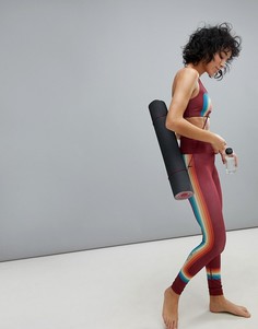 Леггинсы с принтом радуги Pop Active by Poprageous - Красный