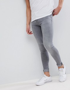 Серые выбеленные джинсы скинни Blend - Серый