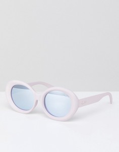 Розовые солнцезащитные очки кошачий глаз Quay Australia Mess Around - Розовый