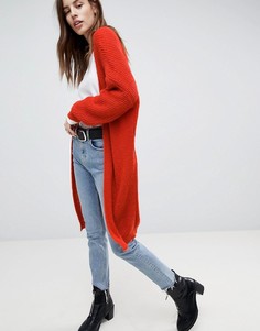 Длинный оверсайз-кардиган ASOS - Красный