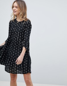 Платье с принтом New Look - Черный