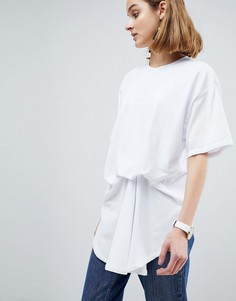 Футболка из 100% органического хлопка ASOS WHITE - Белый